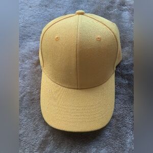 Plain Dark Yellow Cap